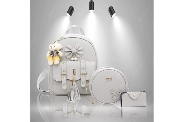 silver designer bag